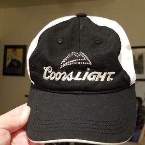 Coors light hat metallic thread bling EUC